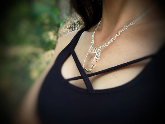 El Mediano Half Breed Bit Necklace