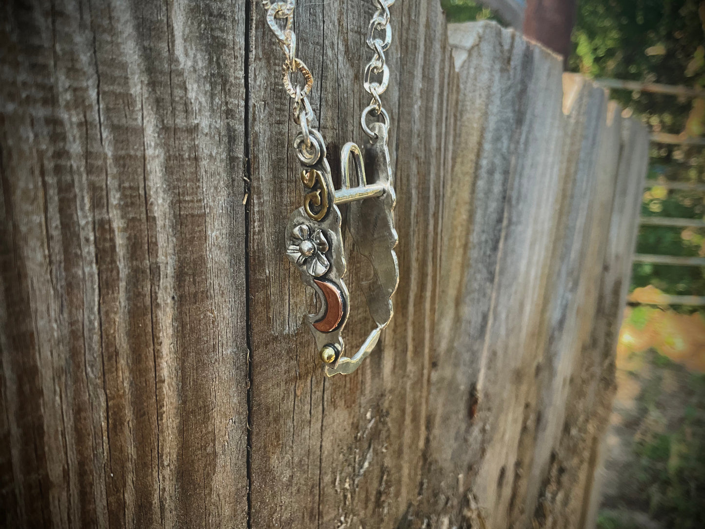 El Mediano Half Breed Bit Necklace